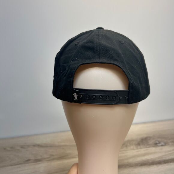 GRIZZLY GRIPTAPE Hat BEAR SNAPBACK Baseball Cap Skate Skating Sk8 OSFM Black - Picture 3 of 7